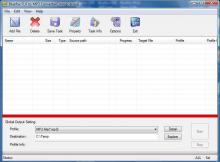 Screenshot of Bluefox FLV to MP3 Converter